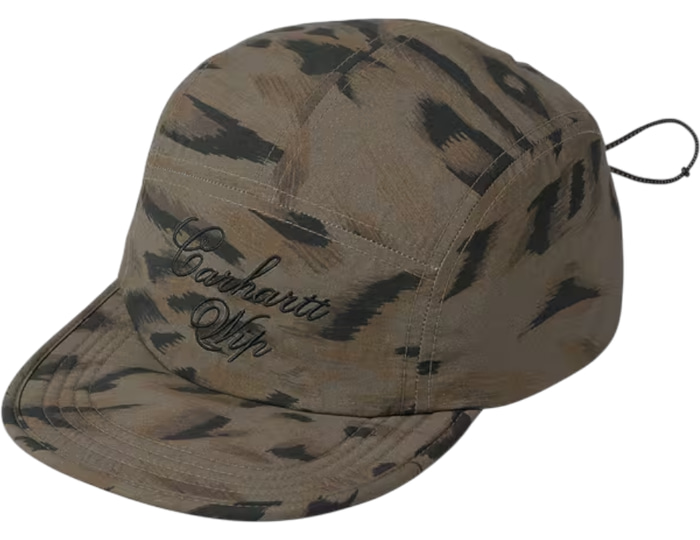 Carhartt WIP - Travon Duck Feather Print Cypress/Black - Cap - camouflage - Onesize - 100% Nylon