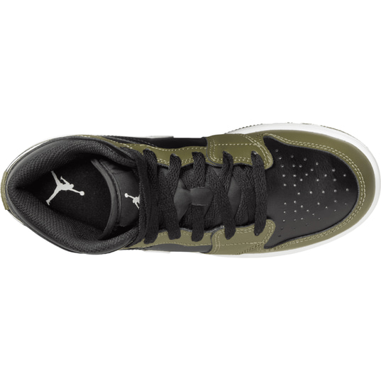 Olive green jordans kids hot sale