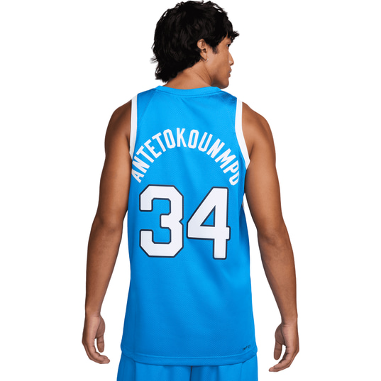 Baby blue basketball jersey top