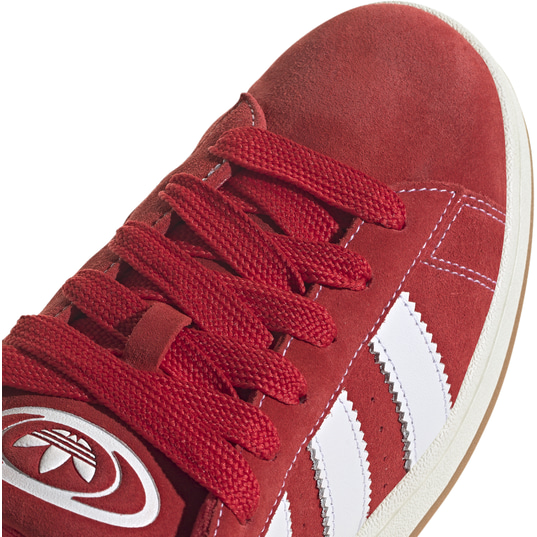 Adidas originals campus red suede trainers online