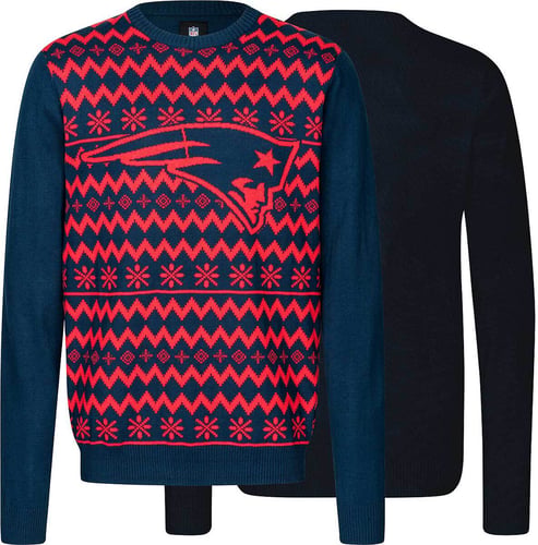 Foco NFL NEP Ugly Christmas Sudadera Azul — foto 5