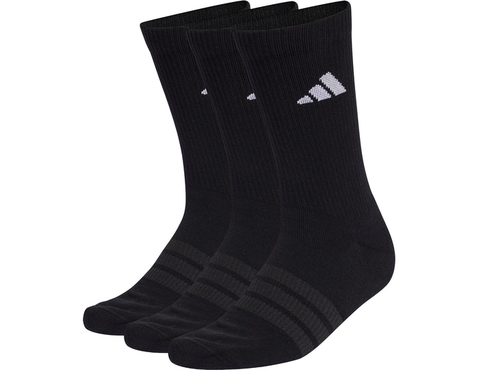 CUSHIONED SPORTSWEAR CREW SOCKS 3 PAIR PACK