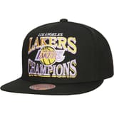 Mitchell and Ness NBA Los Angeles Lakers Champions Snapback Gorra Negro