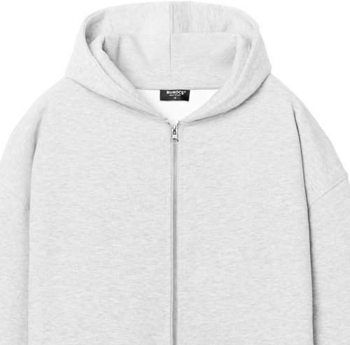 Burocs Basic Chaqueta con capucha Gris — photo 3