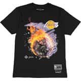 Mitchell and Ness Los Angeles Lakers HWC Blaze Camiseta de manga corta Negro