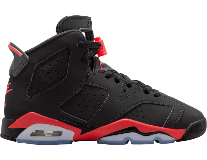 Jordan Air Jordan 6 herensneaker zwart en rood