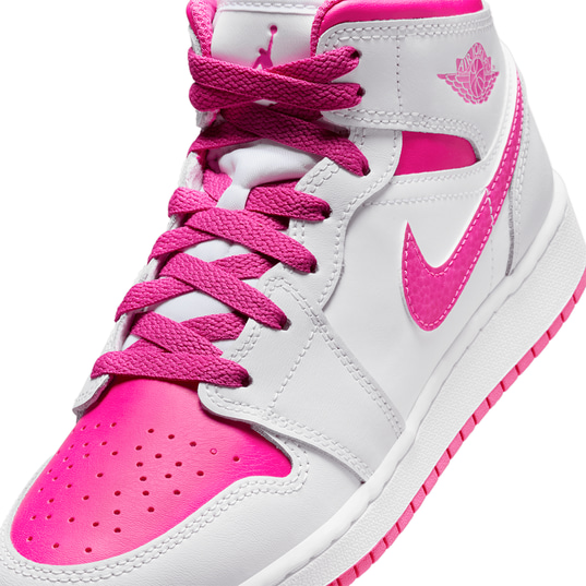 Pink jordans grade school sales