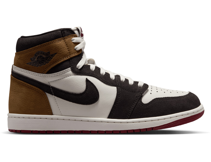 Jordan 1 Retro Men's Sneakers - Brown - Size 9.5 - Leather