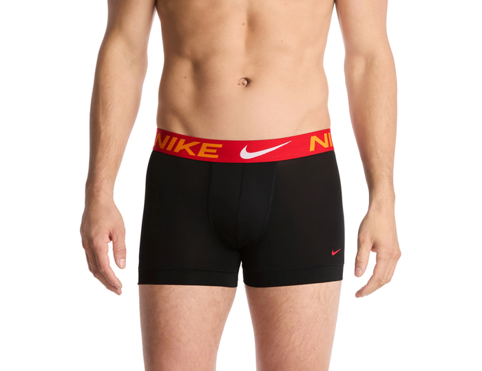 Image of Nike Trunk 3pk Boxer Shorts Black Cjrf  L