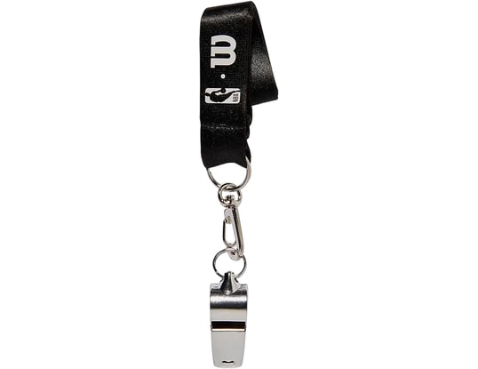 Product gallery, 1 of 3, Wilson NBA Brass Whistle Lanyard Grey