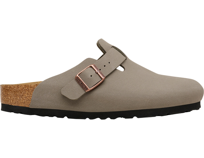 Birkenstock Boston Men Flip-Flops and Sandals - Olive - Size 7 - Nubuck