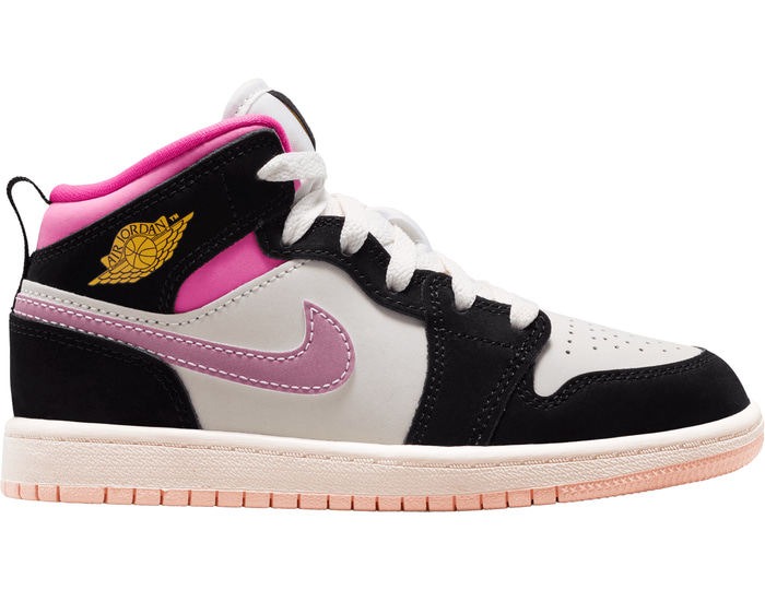 Jordan Air Jordan 1 Mid Se Kids Schwarz