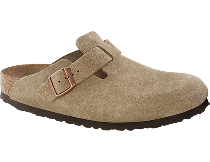 Birkenstock+Boston+Leve+Taupe+Marron