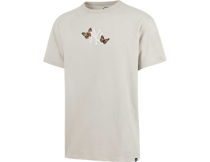 47 Brand New York Yankees New York Yankees Icon 47 Drop Shoulder T-shirt Beige