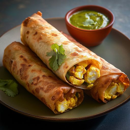 Paneer Egg Roll