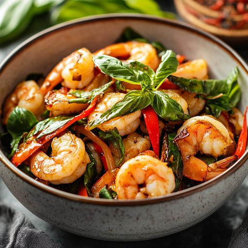 Thai Basil Stir-Fry with Tofu