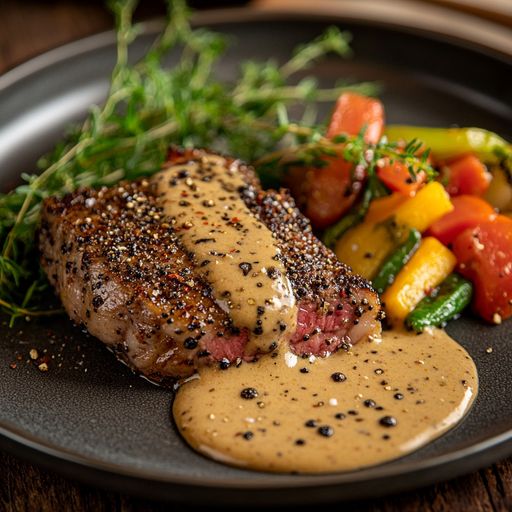 Steak au Poivre