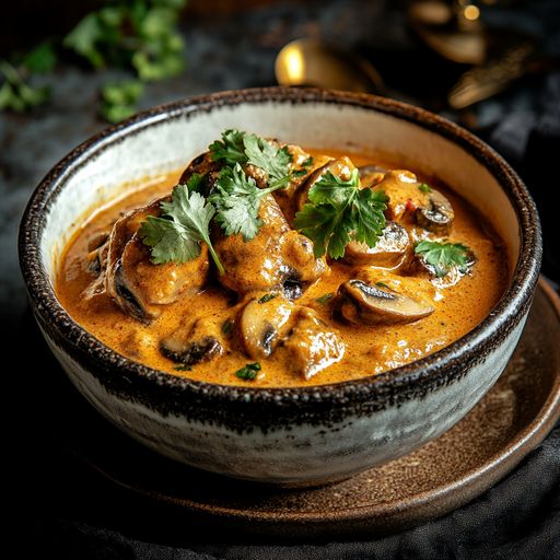 Mushroom Butter Masala
