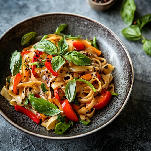 Thai Basil Noodles