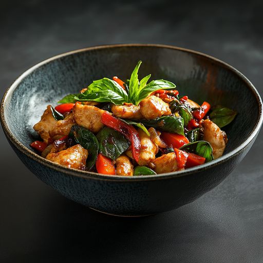 Thai Basil Stir-Fry with Shrimp