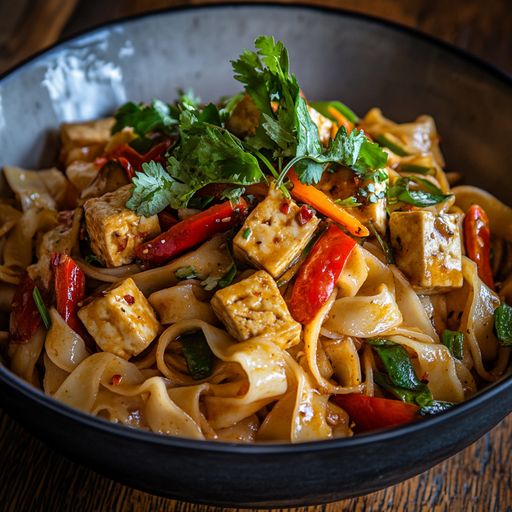 Drunken Noodles with Shrimp