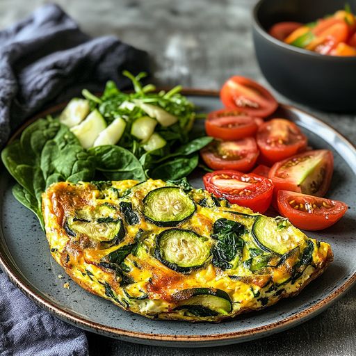Zucchini Spinach Frittata
