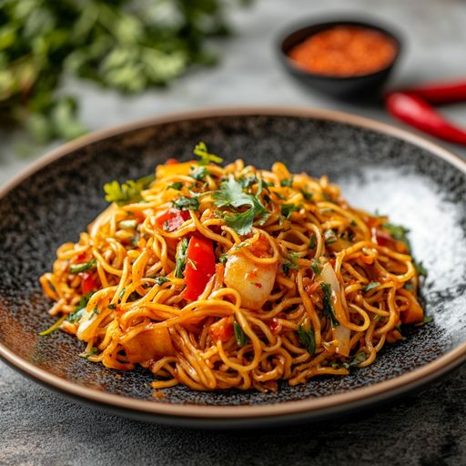 Veg Chilli Garlic Noodles