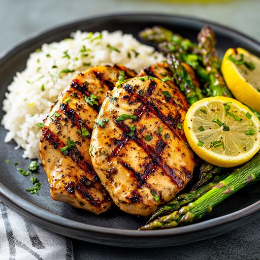 Green Lemon Chicken and Asparagus