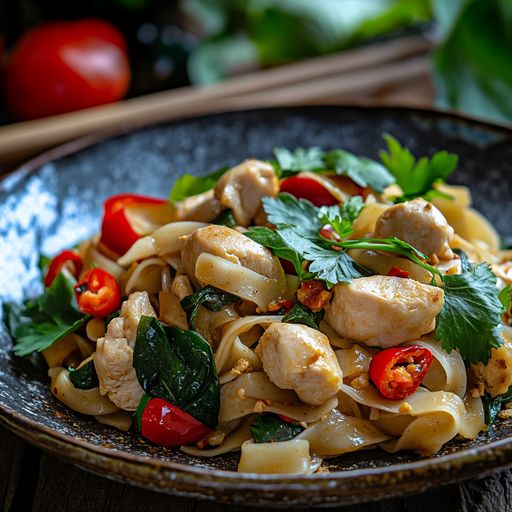 Drunken Noodles with Tofu