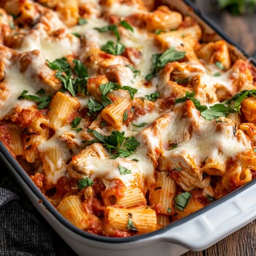 Italian Chicken Pasta Casserole