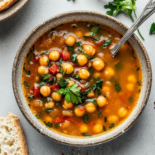 Mediterranean Chickpea Soup