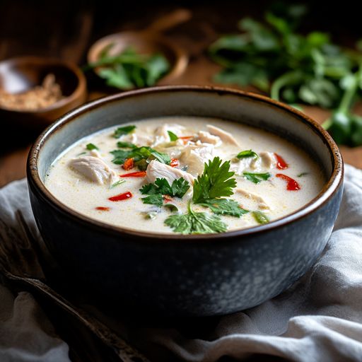 Thai Coconut Chicken Soup