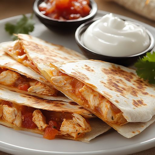 Chicken Tikka Quesedillas