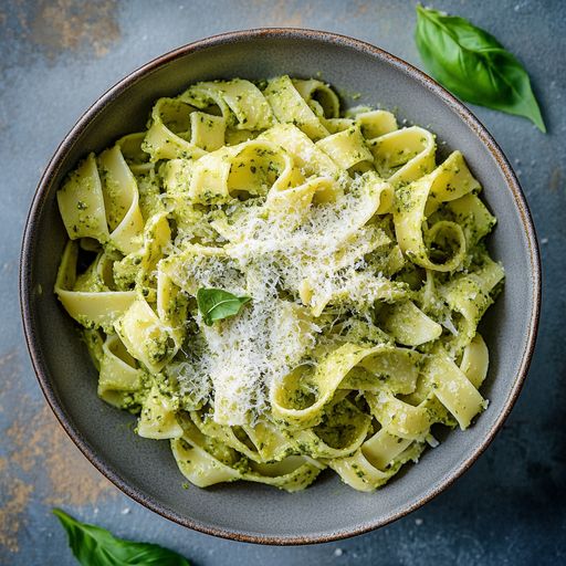 Pasta with Pesto Sauce