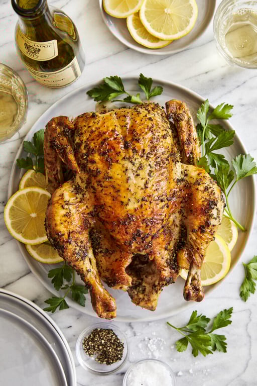 Roasted chicken