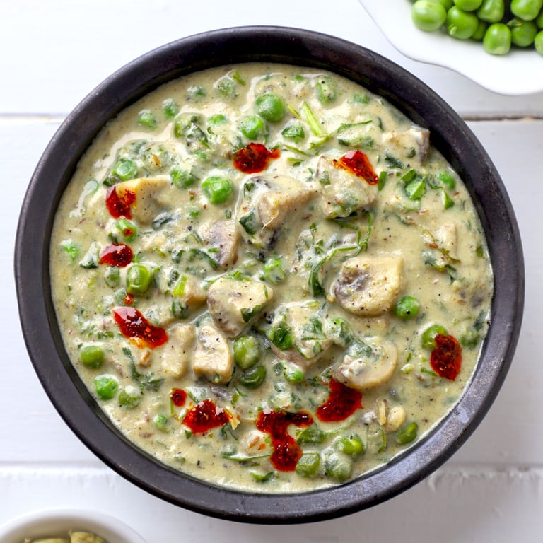 Mushroom Malai Curry