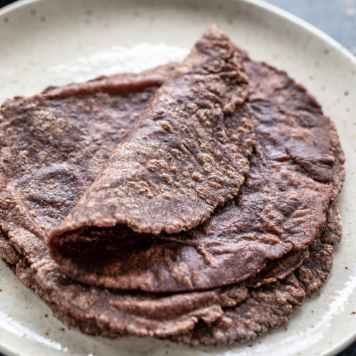 Mixed Rice and Ragi Flour Roti
