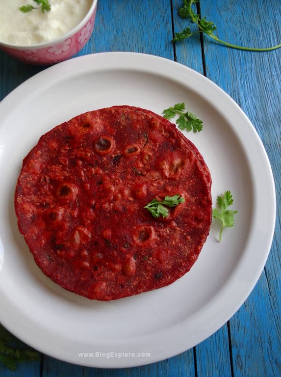 Beetroot Paratha