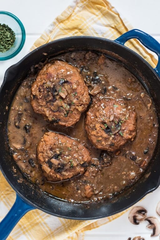 Vegan Salisbury Steak