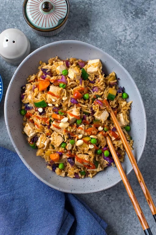 Stir Fry Tandoori Tofu