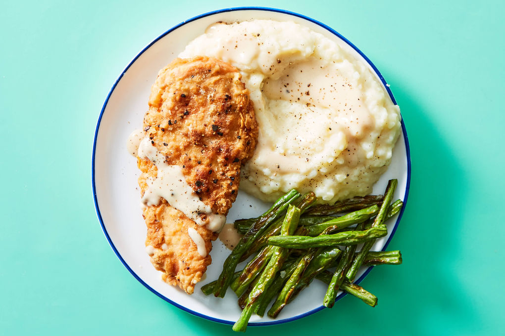 Southern Fried Chicken with Mashed Potatoes