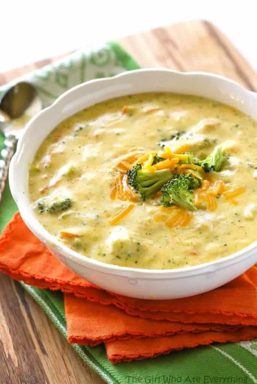 Broccoli cheddar soup
