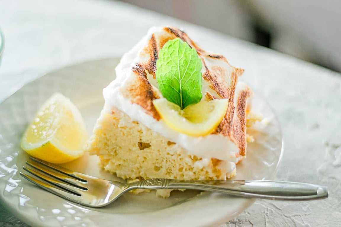 Tres Leches with Lime Curd