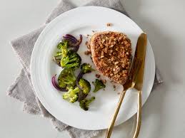 Boneless Pork Chop with Rosemary Pecan and Cherry