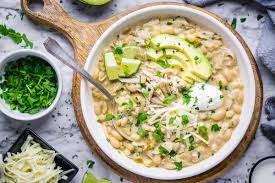 White Bean and Chicken Thigh Chili (Spicy)