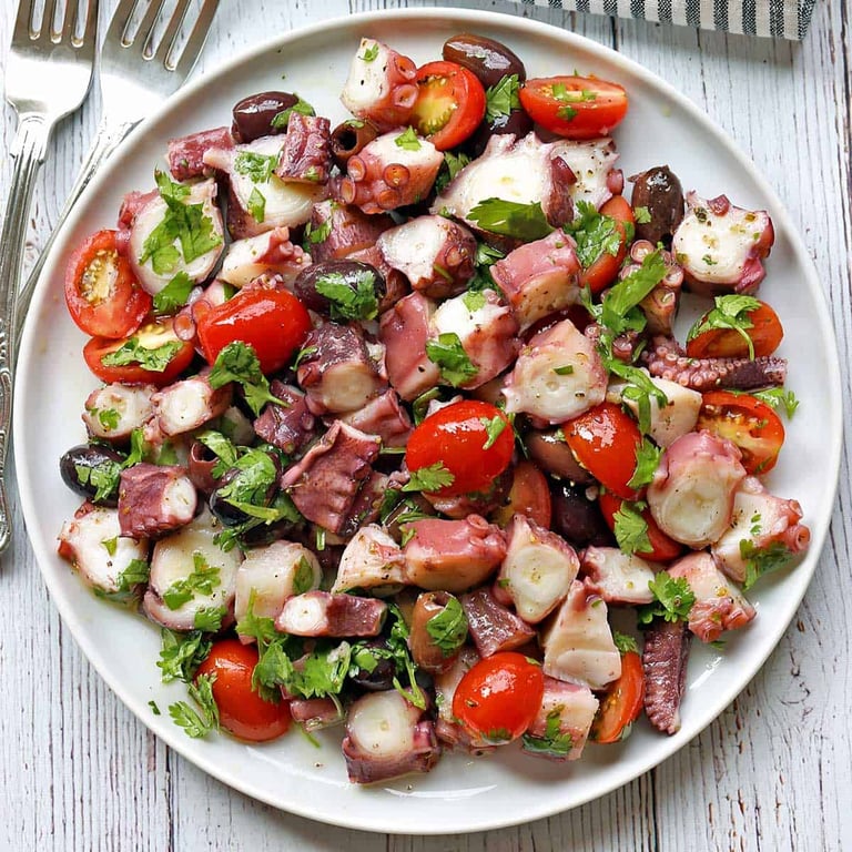 Braised Octopus Salad