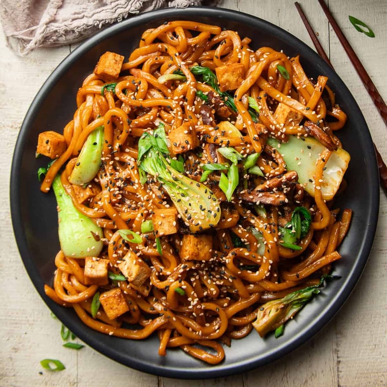 Udon Noodle Stir Fry