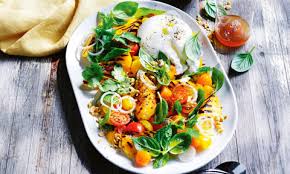 Chili Mango Burrata Salad