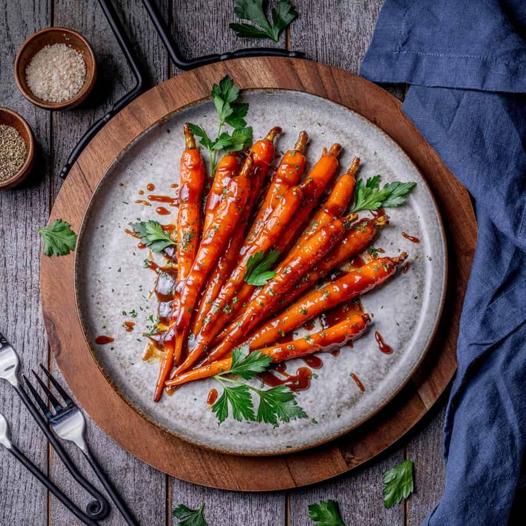 Umeboshi Glazed Carrots