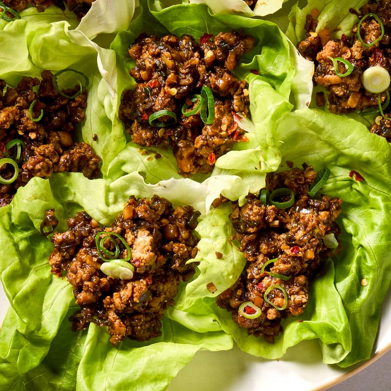 Chicken lettuce wraps